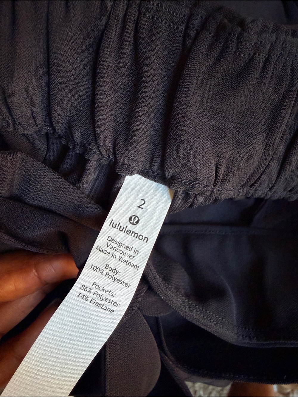 Lululemon Noir Pant Black Black Size 2 - Picture 11 of 11